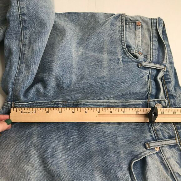 GAP Jeans Mens 38*32 Easy Fit Button Fly Tapered Leg Stone Wash Cotton AS IS - Picture 11 of 12